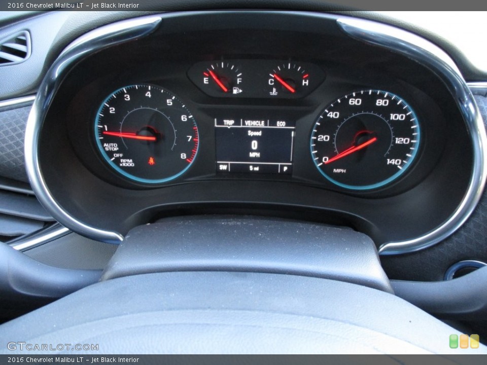 Jet Black Interior Gauges for the 2016 Chevrolet Malibu LT #110013167