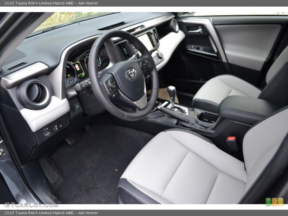 Ash Interior Prime Interior for the 2016 Toyota RAV4 Limited Hybrid AWD #110019693