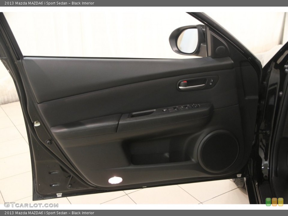 Black Interior Door Panel for the 2013 Mazda MAZDA6 i Sport Sedan #110058426