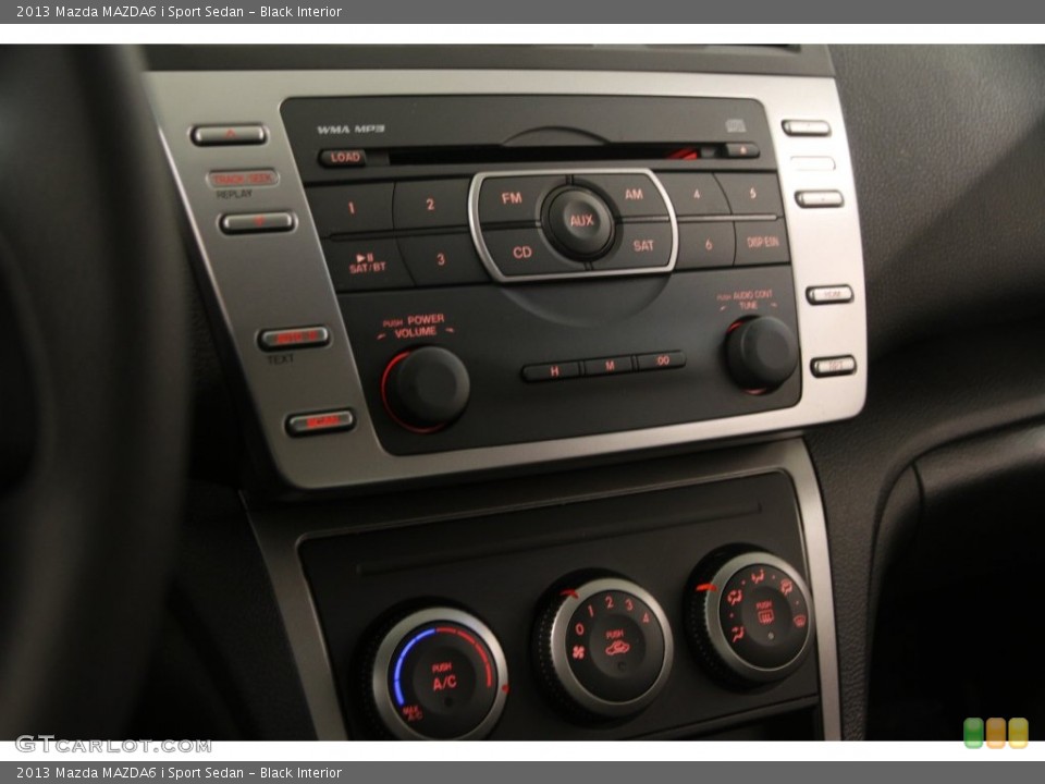 Black Interior Controls for the 2013 Mazda MAZDA6 i Sport Sedan #110058520