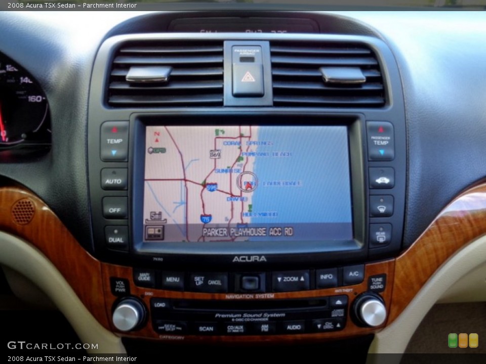 Parchment Interior Navigation for the 2008 Acura TSX Sedan #110060299