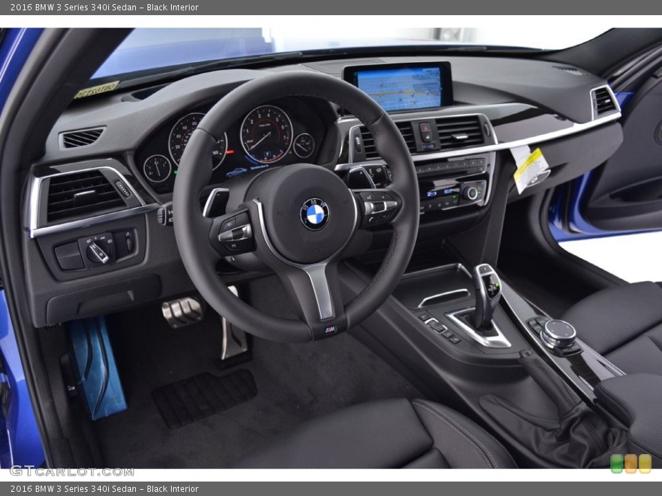 Black Interior Photo for the 2016 BMW 3 Series 340i Sedan #110061334