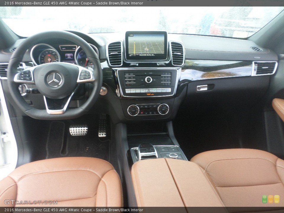Saddle Brown/Black 2016 Mercedes-Benz GLE Interiors