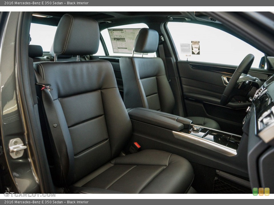 Black Interior Photo for the 2016 Mercedes-Benz E 350 Sedan #110074648