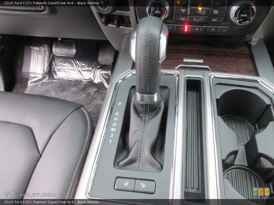 Black Interior Transmission for the 2016 Ford F150 Platinum SuperCrew 4x4 #110091590