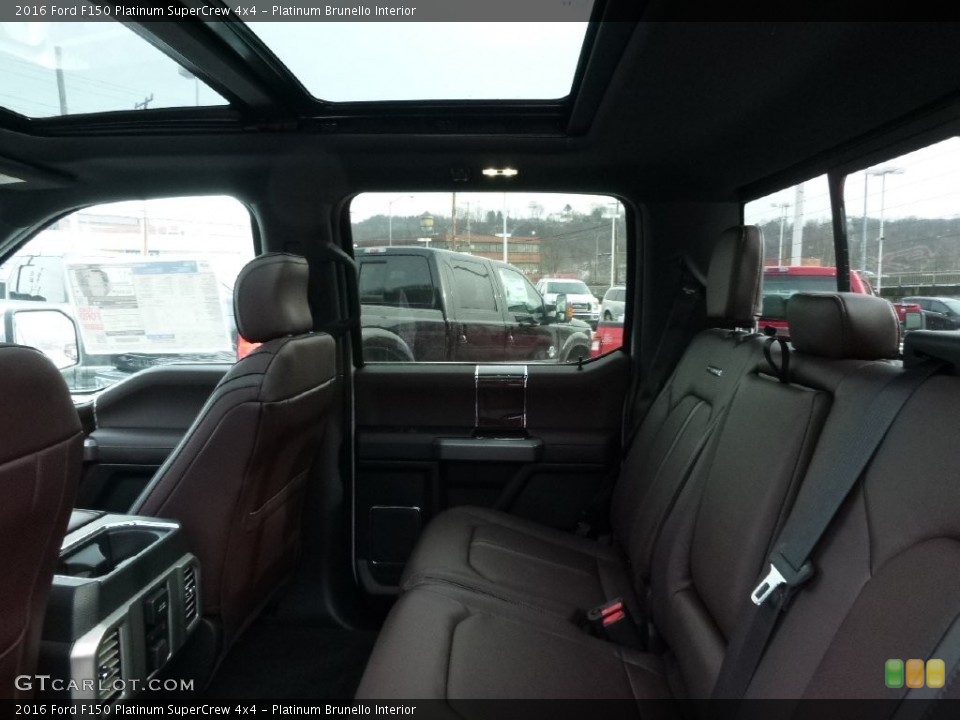 Platinum Brunello Interior Rear Seat for the 2016 Ford F150 Platinum SuperCrew 4x4 #110124758