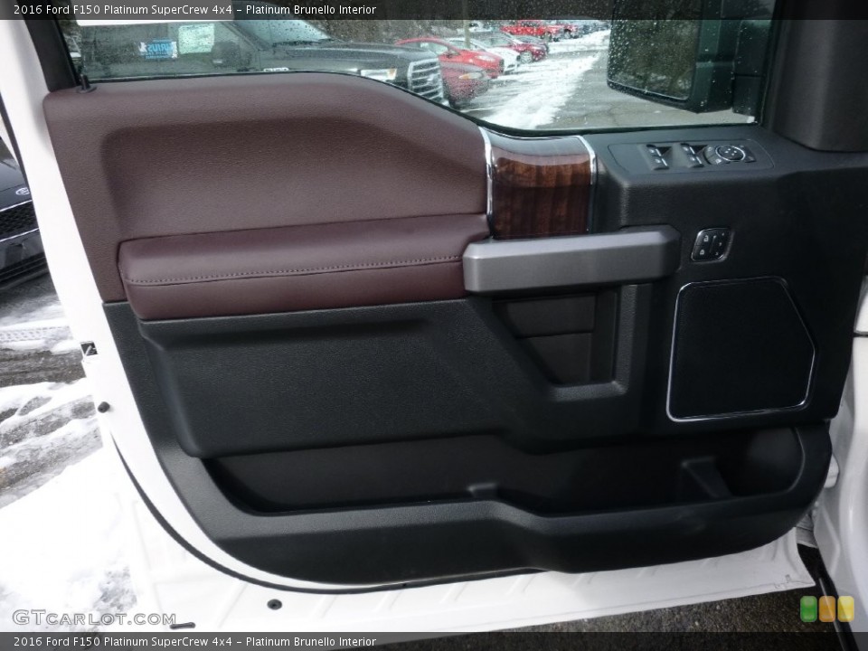 Platinum Brunello Interior Door Panel for the 2016 Ford F150 Platinum SuperCrew 4x4 #110124812
