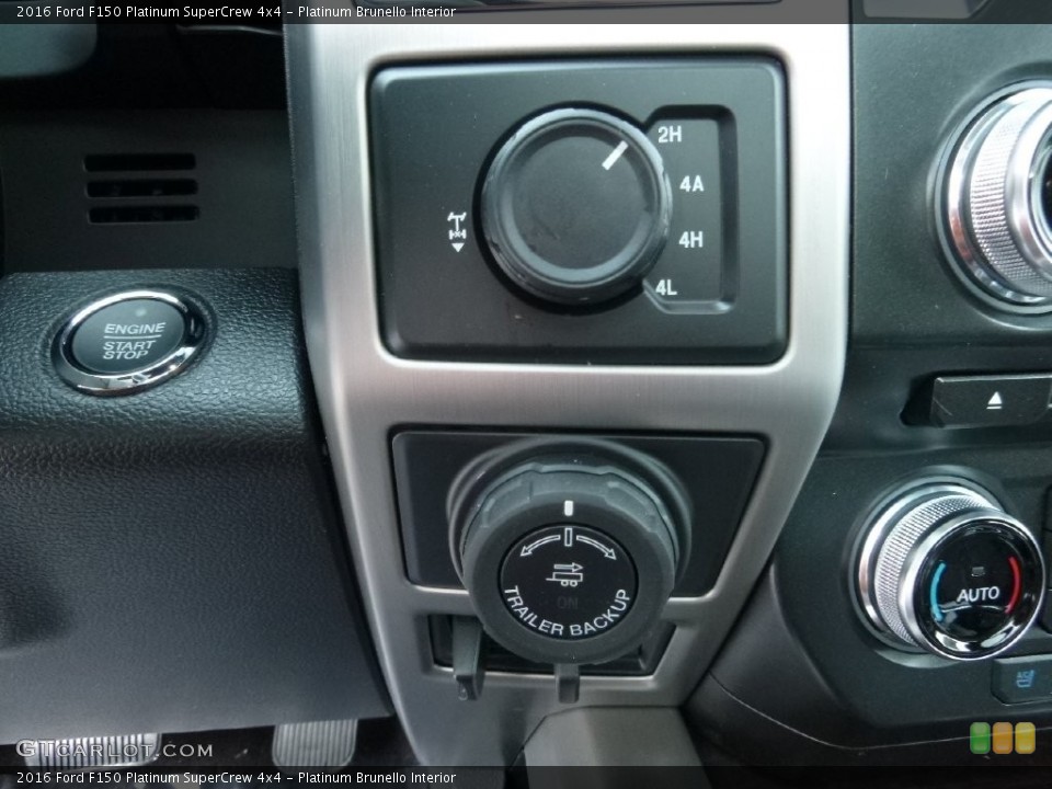 Platinum Brunello Interior Controls for the 2016 Ford F150 Platinum SuperCrew 4x4 #110124890