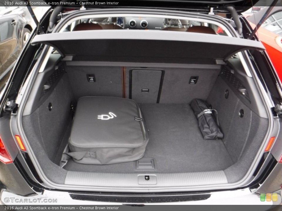 Chestnut Brown Interior Trunk for the 2016 Audi A3 Sportback e-tron Premium #110126422