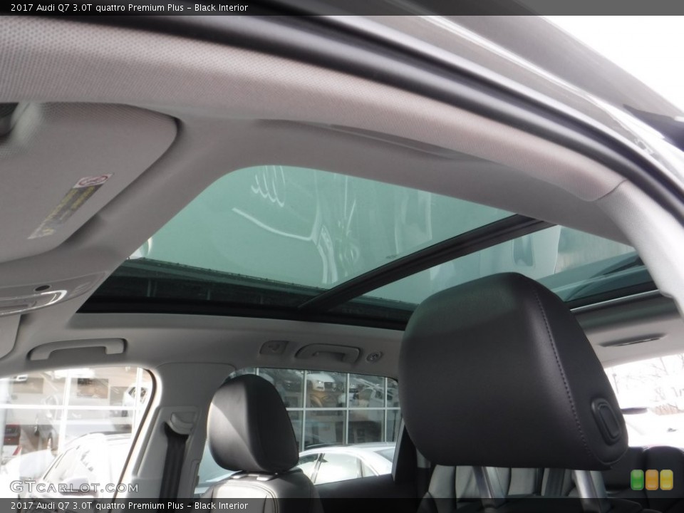 Black Interior Sunroof for the 2017 Audi Q7 3.0T quattro Premium Plus #110128019