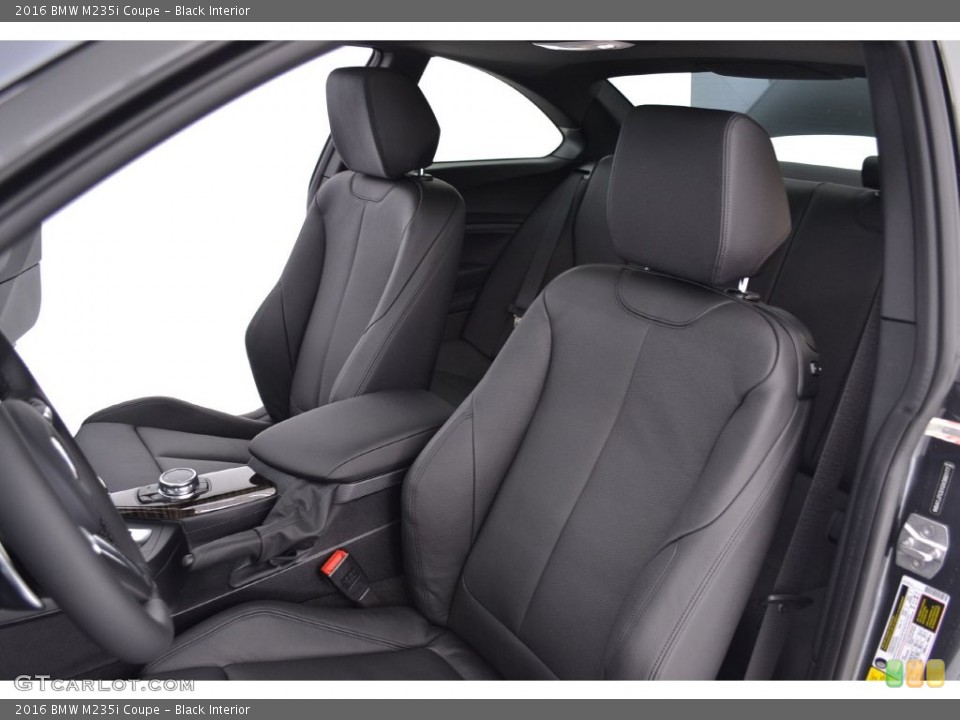 Black Interior Front Seat for the 2016 BMW M235i Coupe #110132423