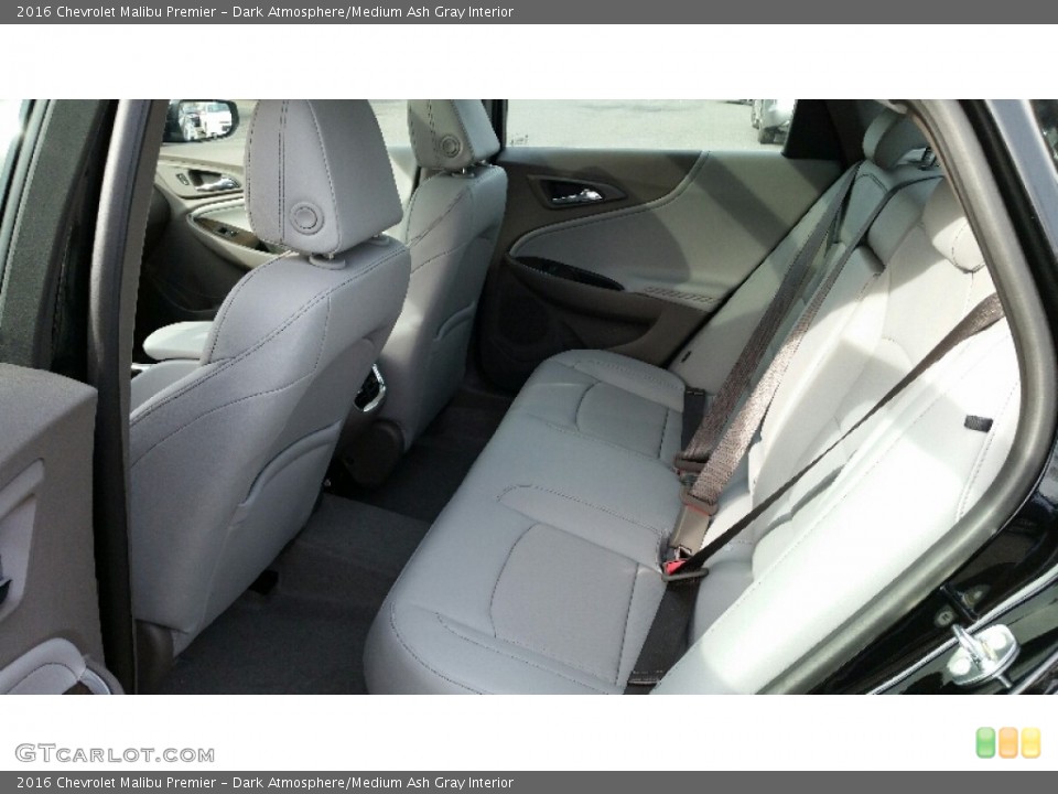 Dark Atmosphere/Medium Ash Gray Interior Rear Seat for the 2016 Chevrolet Malibu Premier #110142551