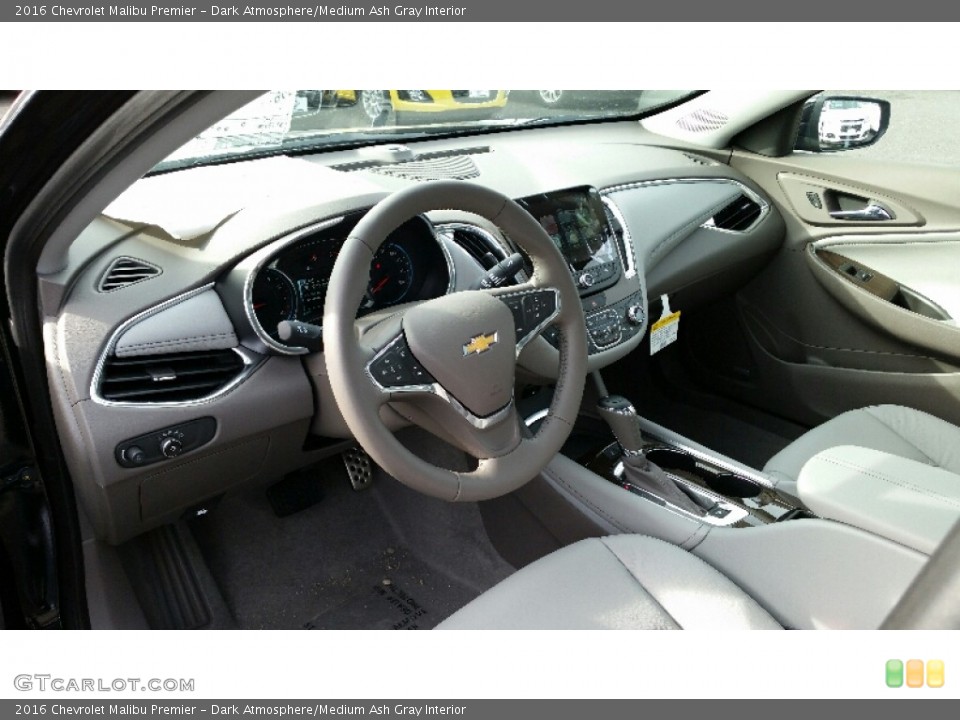 Dark Atmosphere/Medium Ash Gray 2016 Chevrolet Malibu Interiors