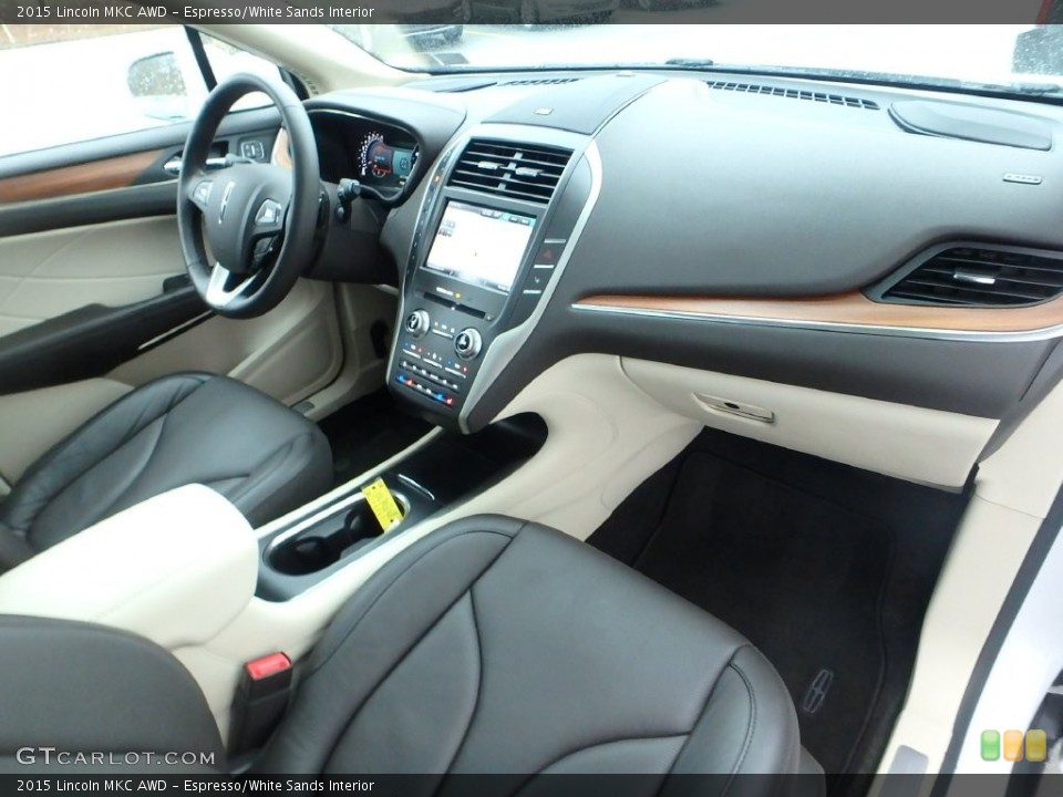 Espresso/White Sands Interior Photo for the 2015 Lincoln MKC AWD #110147503