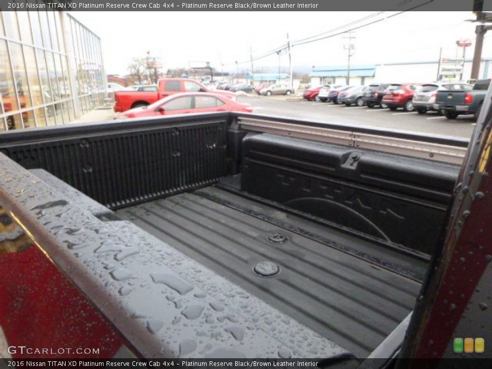 Platinum Reserve Black/Brown Leather Interior Trunk for the 2016 Nissan TITAN XD Platinum Reserve Crew Cab 4x4 #110160273
