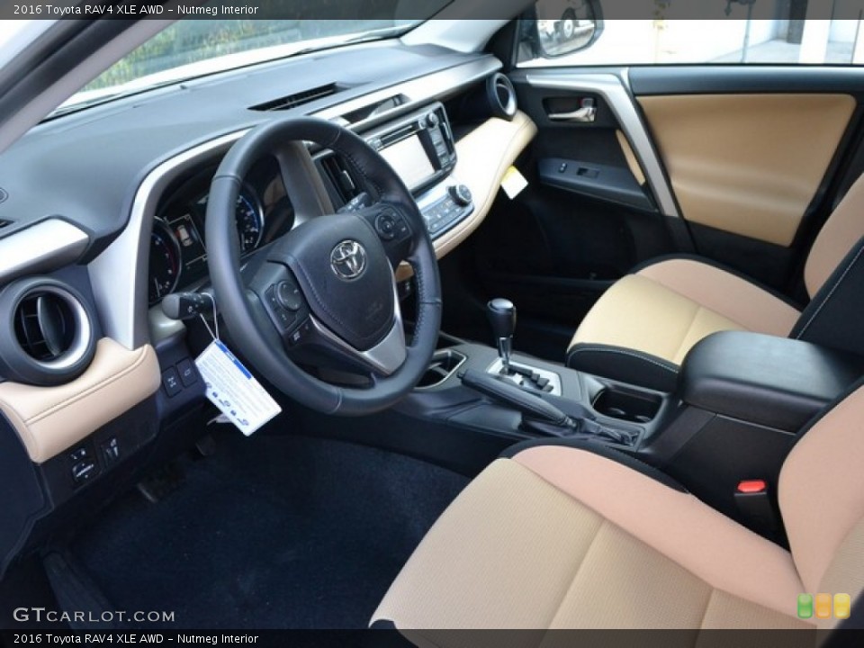 Nutmeg Interior Prime Interior for the 2016 Toyota RAV4 XLE AWD #110169829