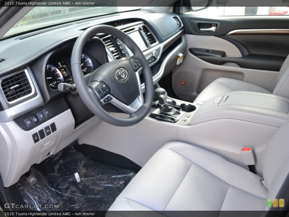 Ash Interior Prime Interior for the 2016 Toyota Highlander Limited AWD #110171467