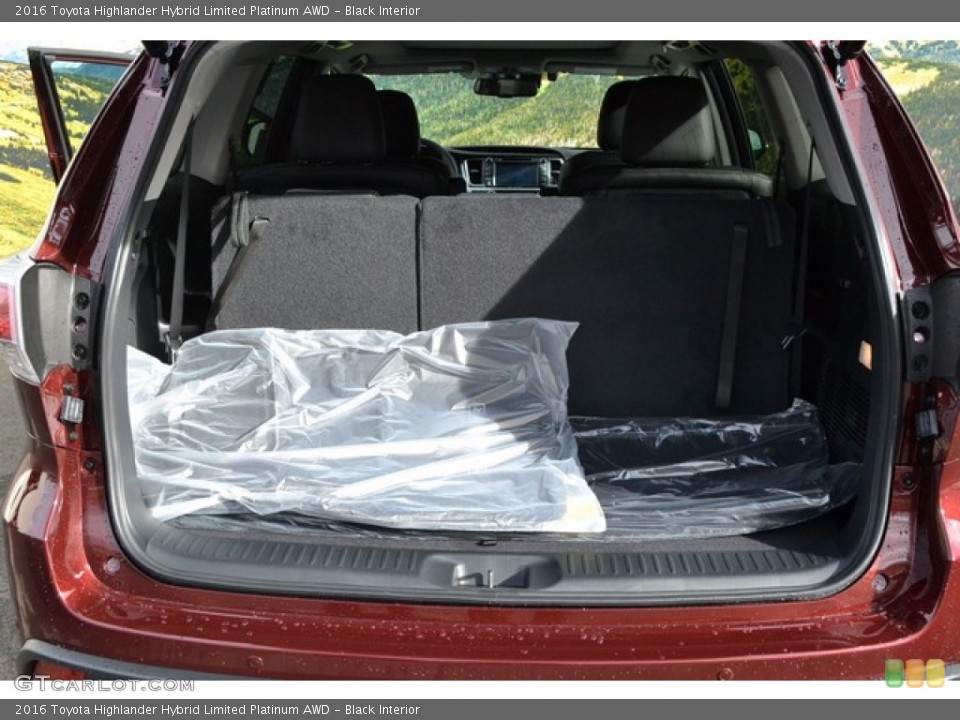 Black Interior Trunk for the 2016 Toyota Highlander Hybrid Limited Platinum AWD #110172511