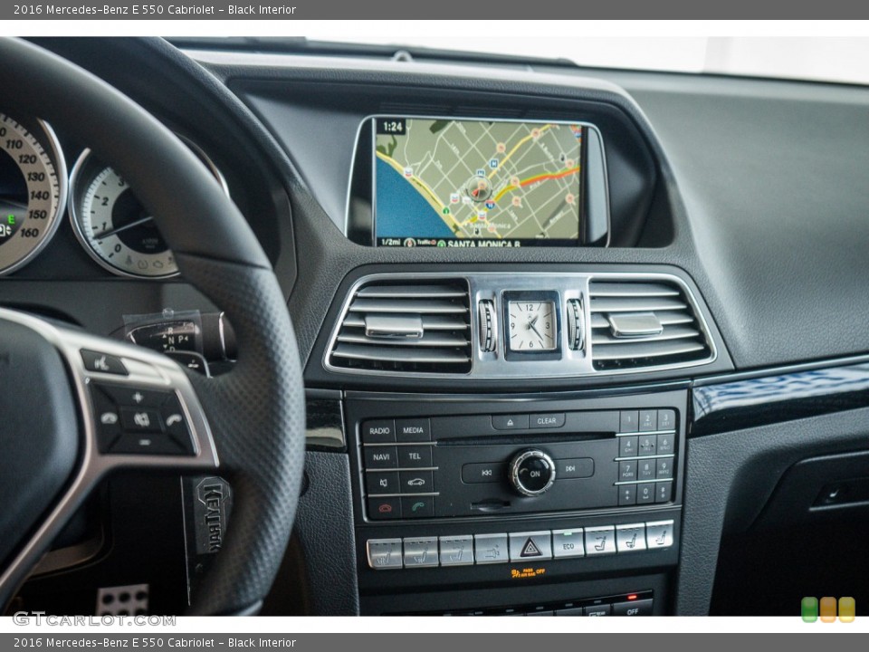 Black Interior Controls for the 2016 Mercedes-Benz E 550 Cabriolet #110178127