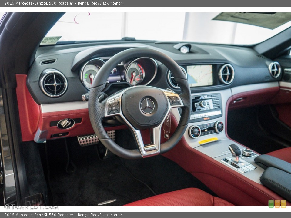 Bengal Red/Black Interior Prime Interior for the 2016 Mercedes-Benz SL 550 Roadster #110178844