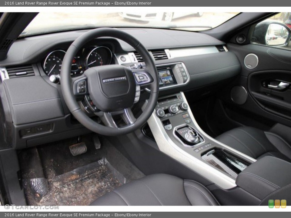 Ebony/Ebony 2016 Land Rover Range Rover Evoque Interiors