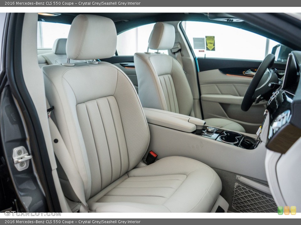 Crystal Grey/Seashell Grey Interior Front Seat for the 2016 Mercedes-Benz CLS 550 Coupe #110181765