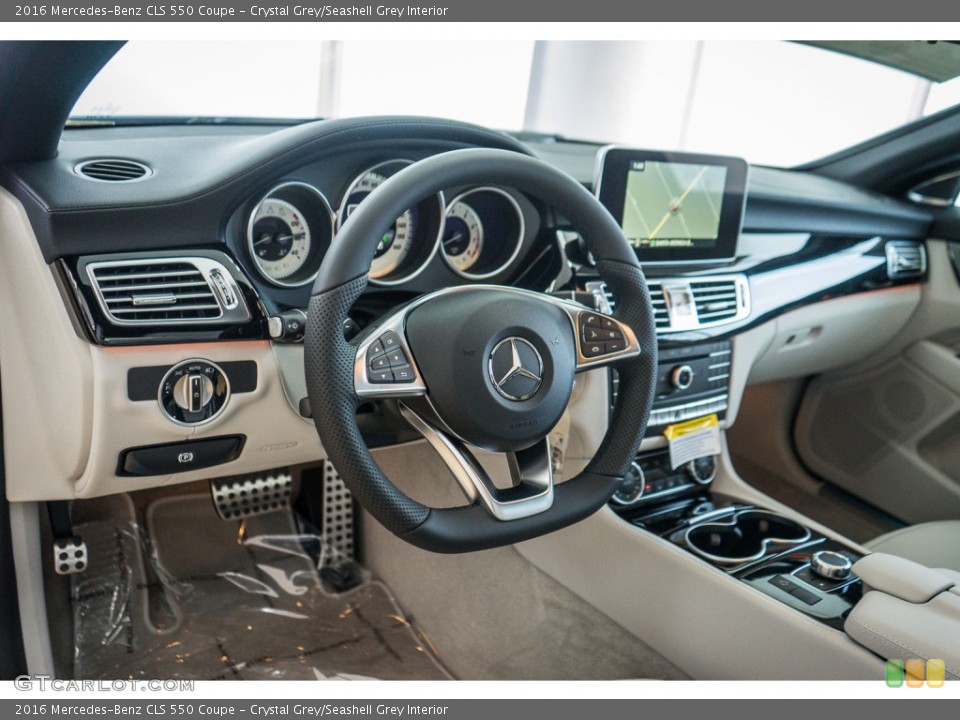 Crystal Grey/Seashell Grey Interior Prime Interior for the 2016 Mercedes-Benz CLS 550 Coupe #110181847