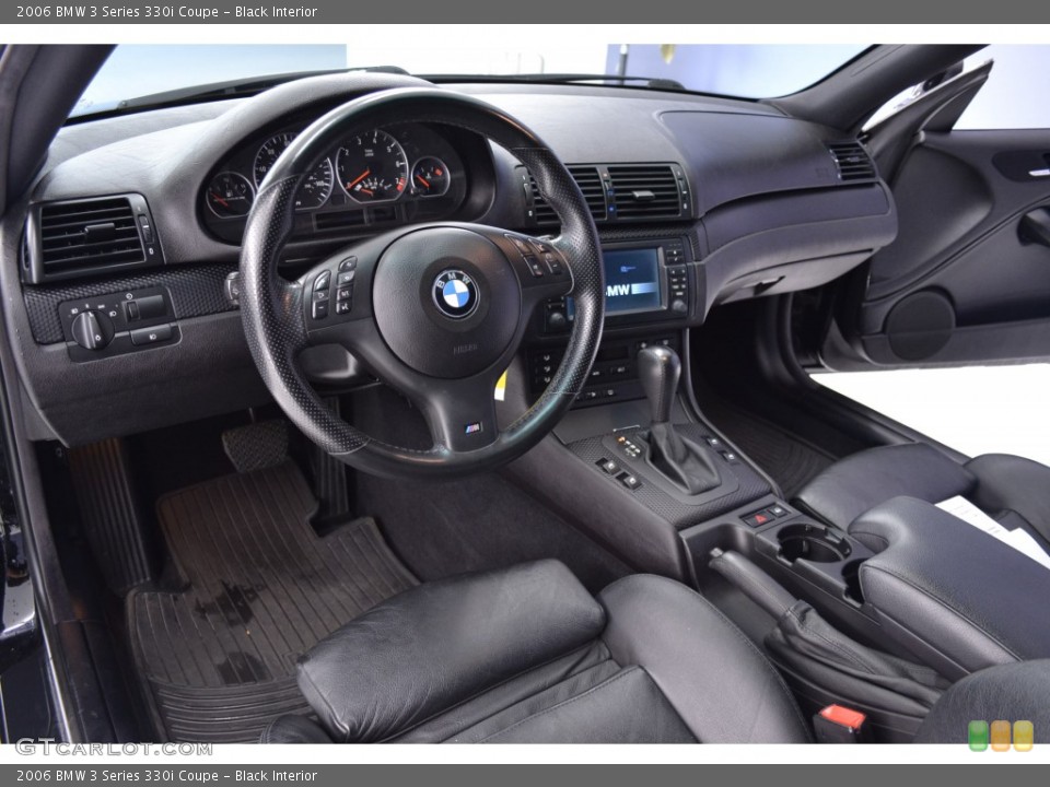 Black Interior Photo for the 2006 BMW 3 Series 330i Coupe #110194388