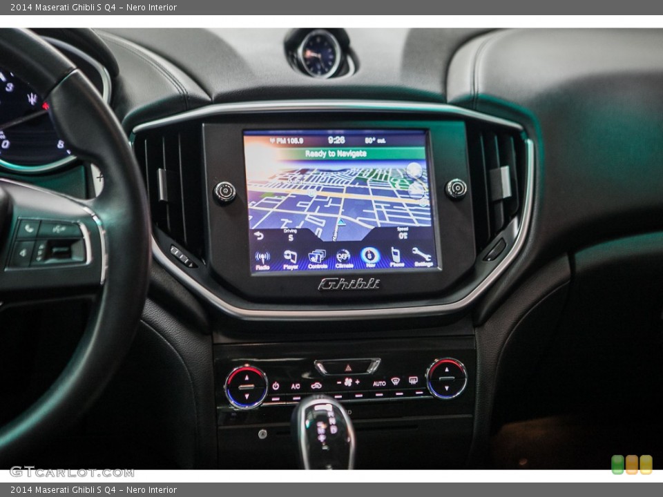 Nero Interior Controls for the 2014 Maserati Ghibli S Q4 #110197384