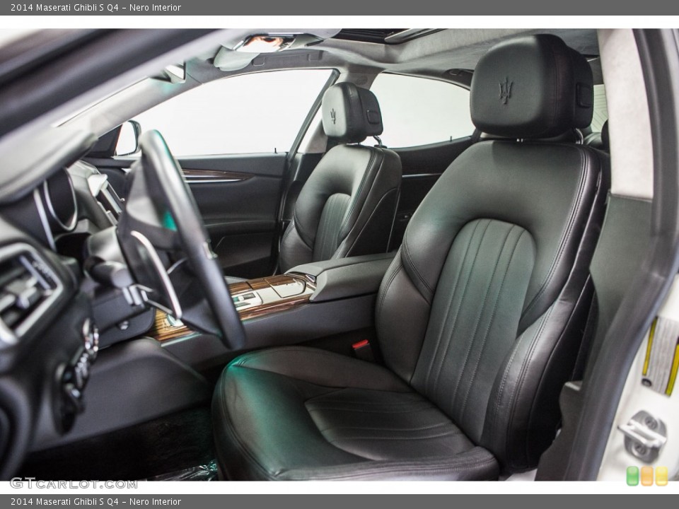 Nero Interior Front Seat for the 2014 Maserati Ghibli S Q4 #110197432