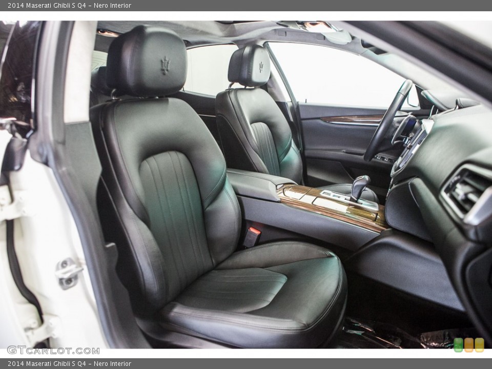 Nero Interior Front Seat for the 2014 Maserati Ghibli S Q4 #110197756