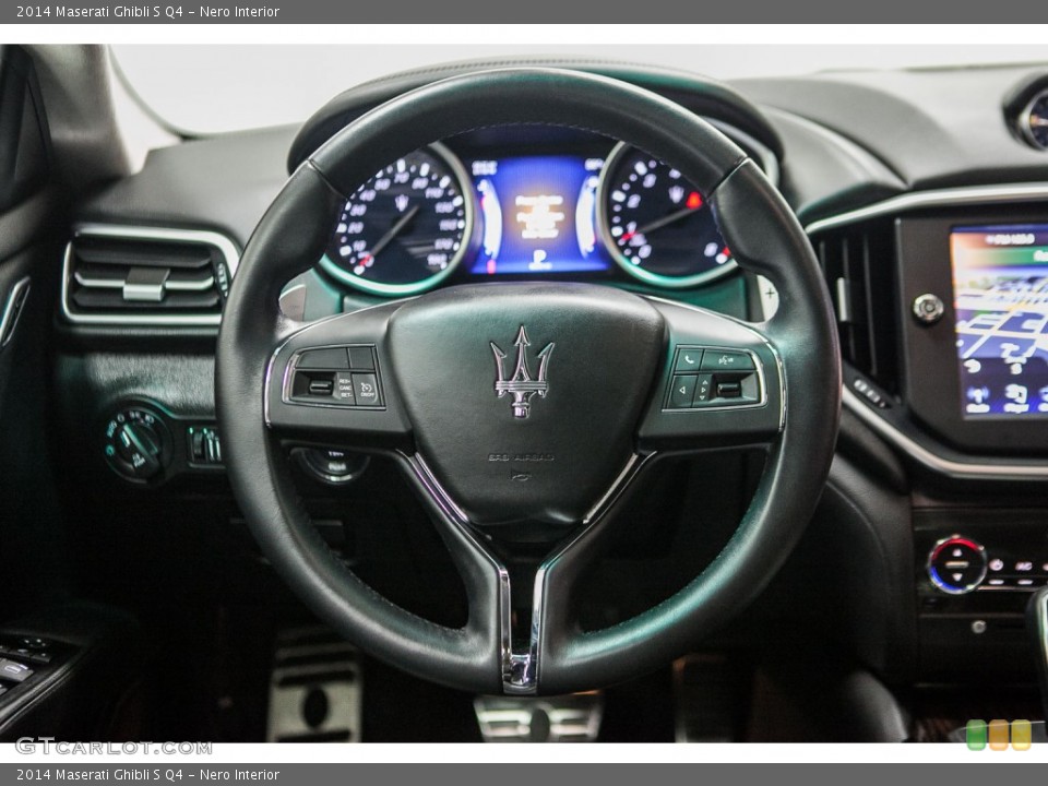 Nero Interior Steering Wheel for the 2014 Maserati Ghibli S Q4 #110197792
