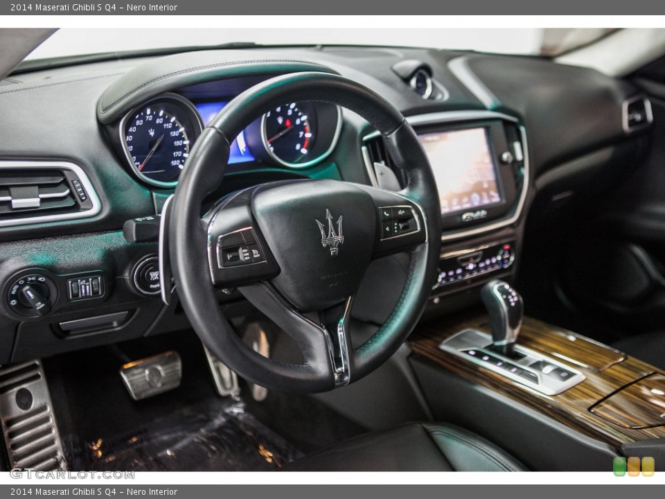 Nero Interior Dashboard for the 2014 Maserati Ghibli S Q4 #110197931