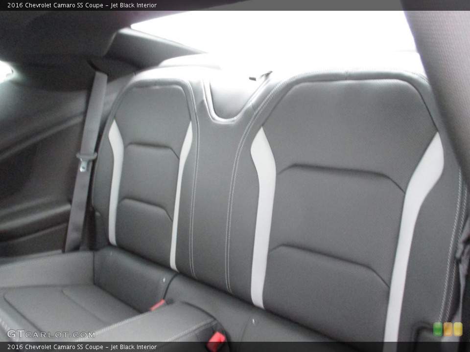 Jet Black Interior Rear Seat for the 2016 Chevrolet Camaro SS Coupe #110198275