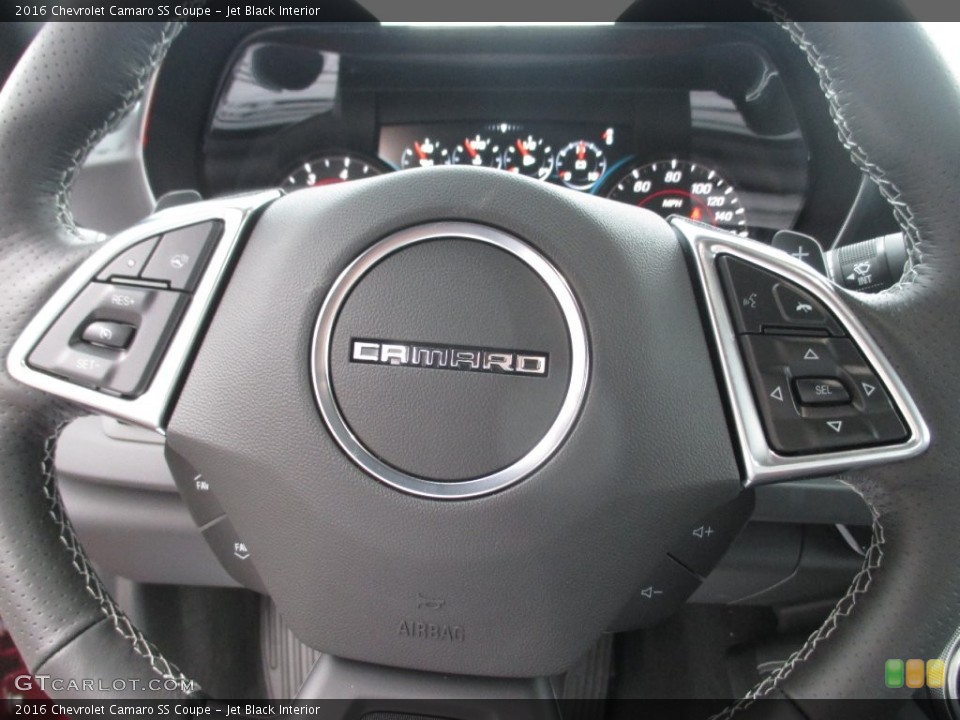 Jet Black Interior Controls for the 2016 Chevrolet Camaro SS Coupe #110198407