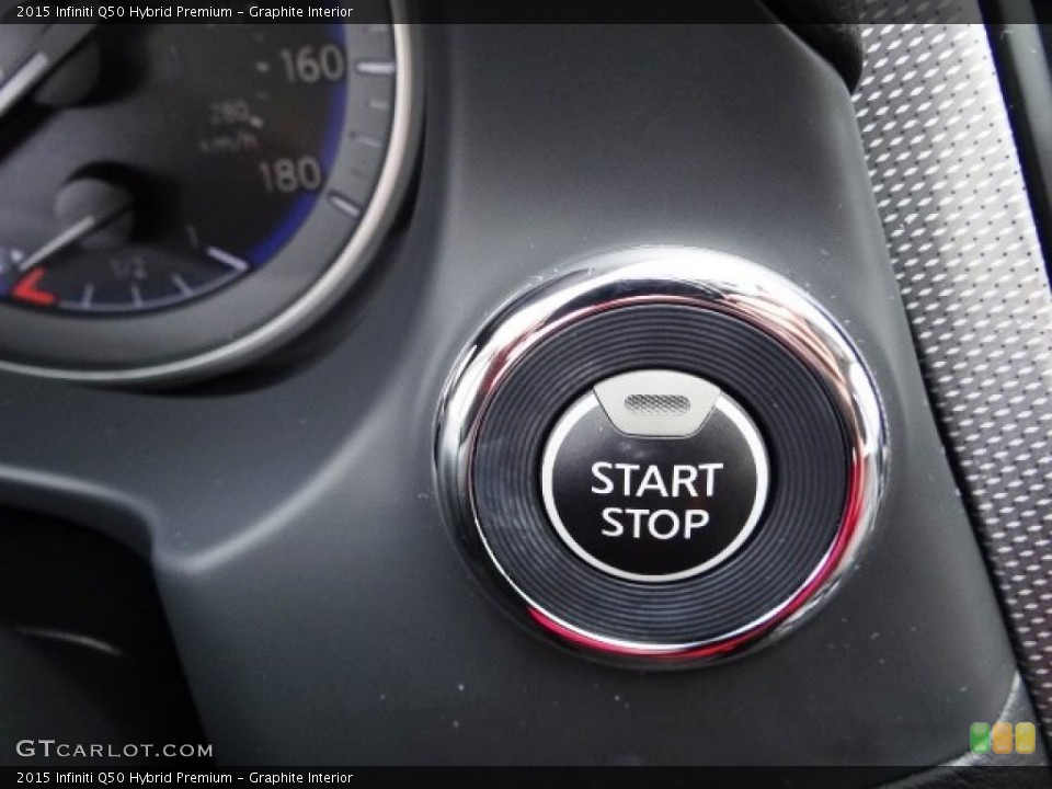 Graphite Interior Controls for the 2015 Infiniti Q50 Hybrid Premium #110202916