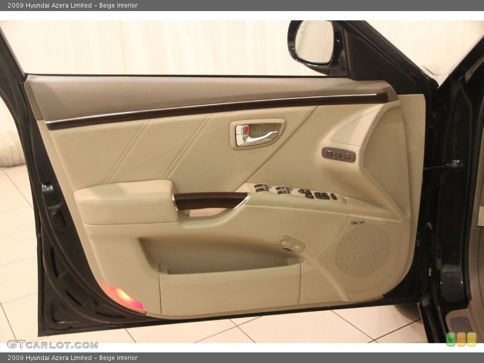 Beige Interior Door Panel for the 2009 Hyundai Azera Limited #110208766