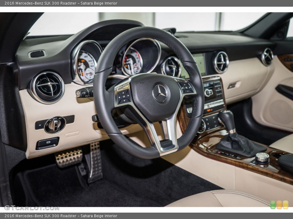 Sahara Beige Interior Prime Interior for the 2016 Mercedes-Benz SLK 300 Roadster #110209413