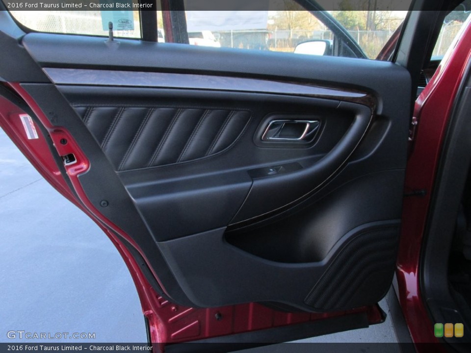 Charcoal Black Interior Door Panel for the 2016 Ford Taurus Limited #110215357