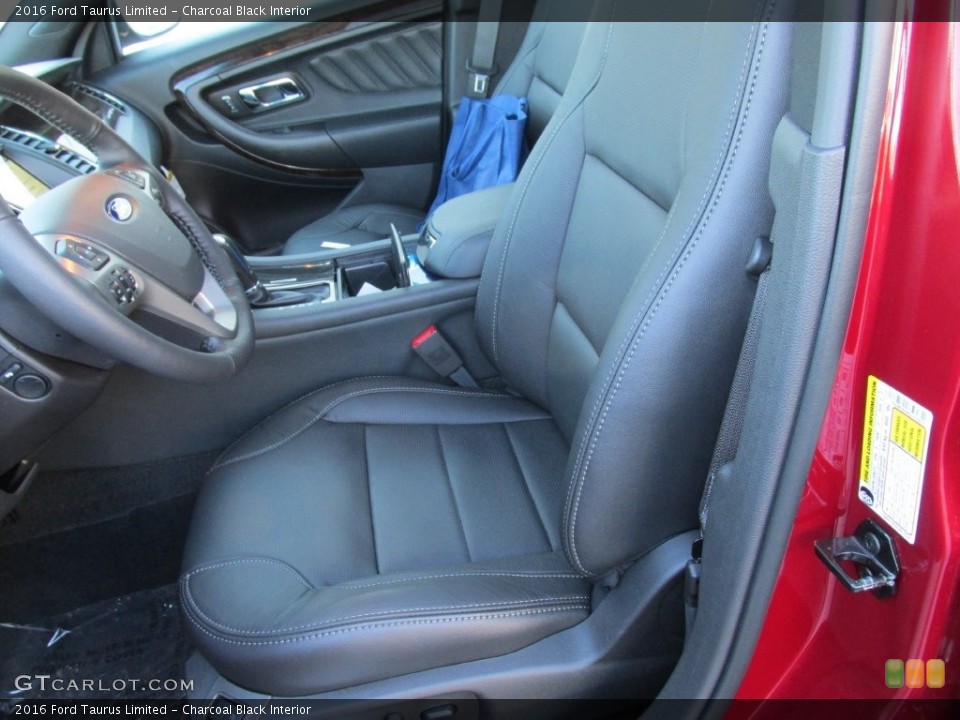 Charcoal Black Interior Front Seat for the 2016 Ford Taurus Limited #110215426