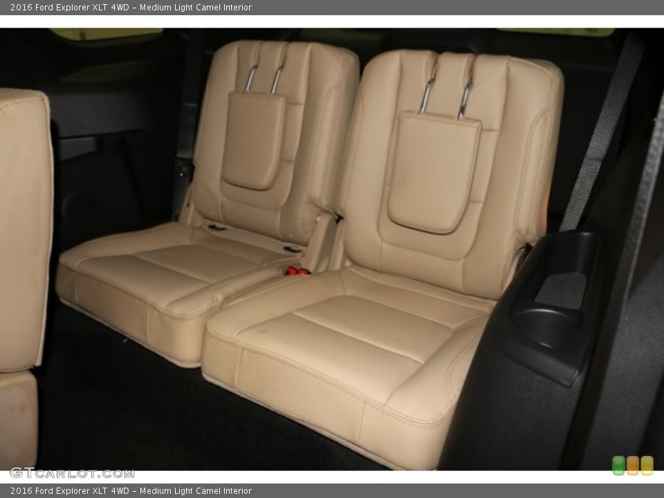 Medium Light Camel Interior Rear Seat for the 2016 Ford Explorer XLT 4WD #110220400