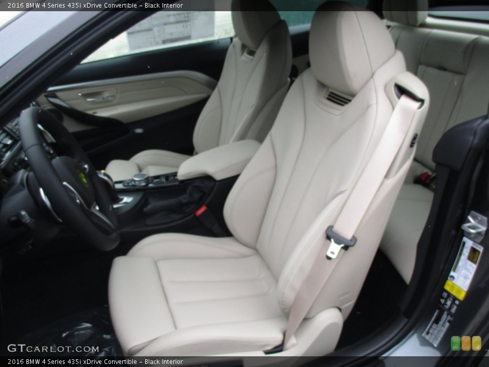 Black Interior Front Seat For The 2016 Bmw 4 Series 435i