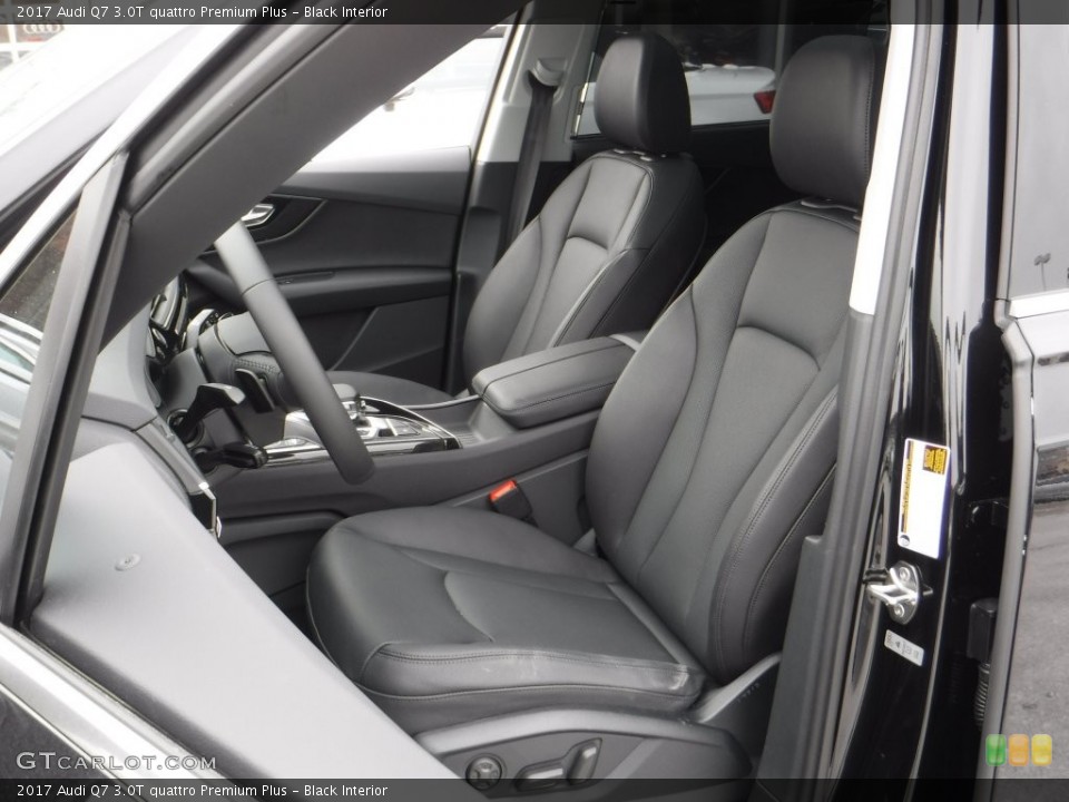 Black Interior Front Seat for the 2017 Audi Q7 3.0T quattro Premium Plus #110228693