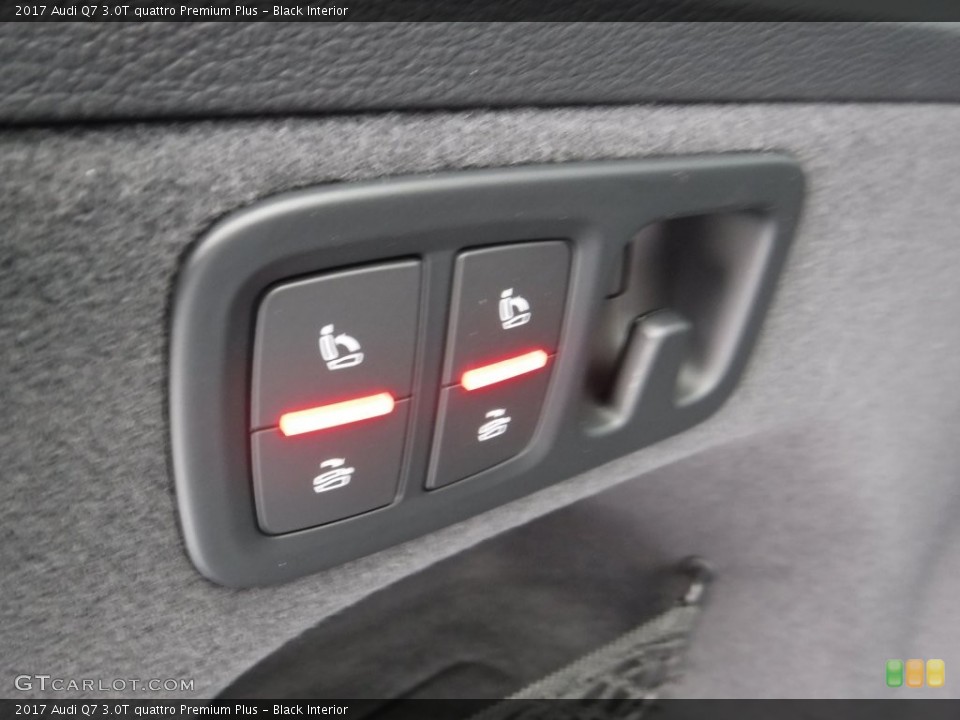 Black Interior Controls for the 2017 Audi Q7 3.0T quattro Premium Plus #110229053