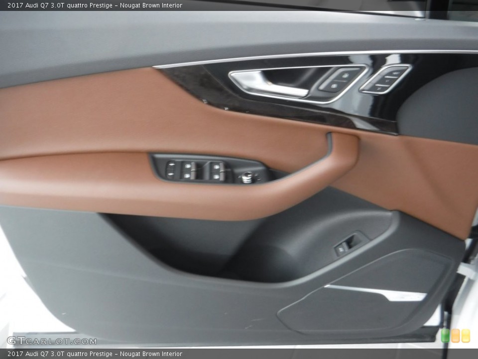 Nougat Brown Interior Door Panel for the 2017 Audi Q7 3.0T quattro Prestige #110229584