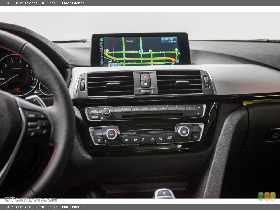 Black Interior Controls for the 2016 BMW 3 Series 340i Sedan #110230748