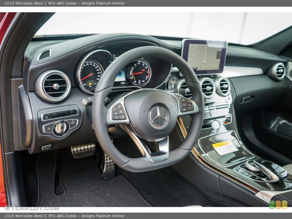 designo Platinum Interior Dashboard for the 2016 Mercedes-Benz C 450 AMG Sedan #110236790