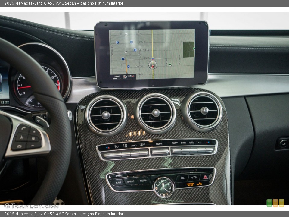 designo Platinum Interior Navigation for the 2016 Mercedes-Benz C 450 AMG Sedan #110236859