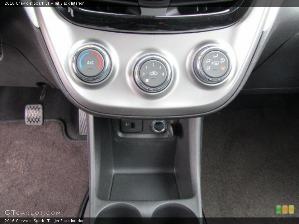 Jet Black Interior Controls for the 2016 Chevrolet Spark LT #110237531