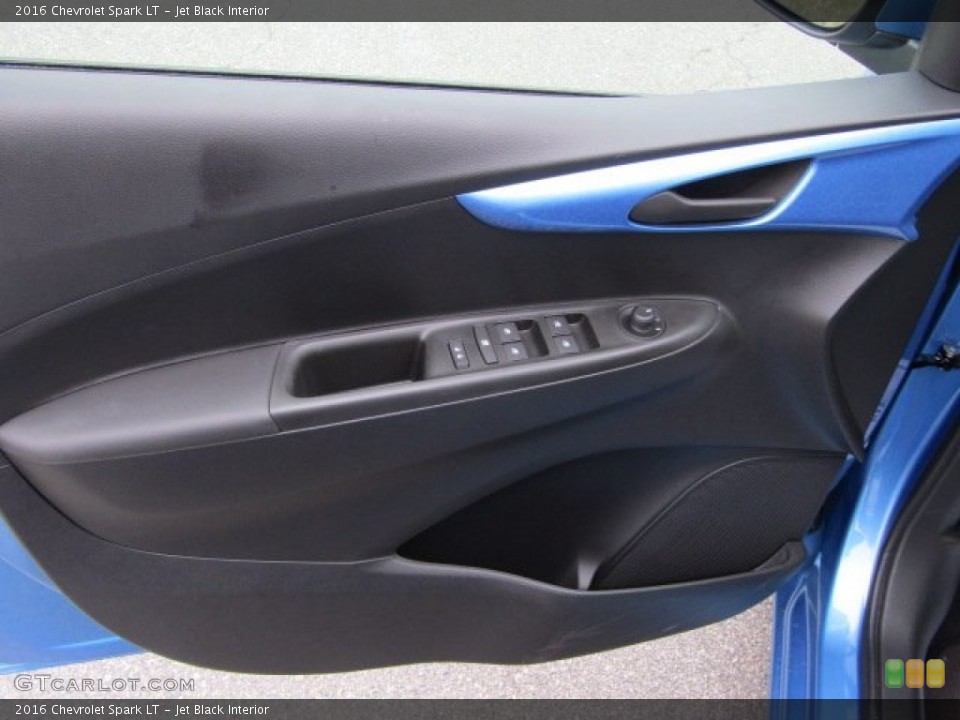 Jet Black Interior Door Panel for the 2016 Chevrolet Spark LT #110237906